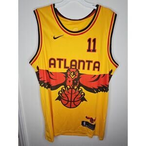 Atlanta Hawks Trae Young Jersey Men’s XXL 52 Nike City Edition 2021-22 Yellow